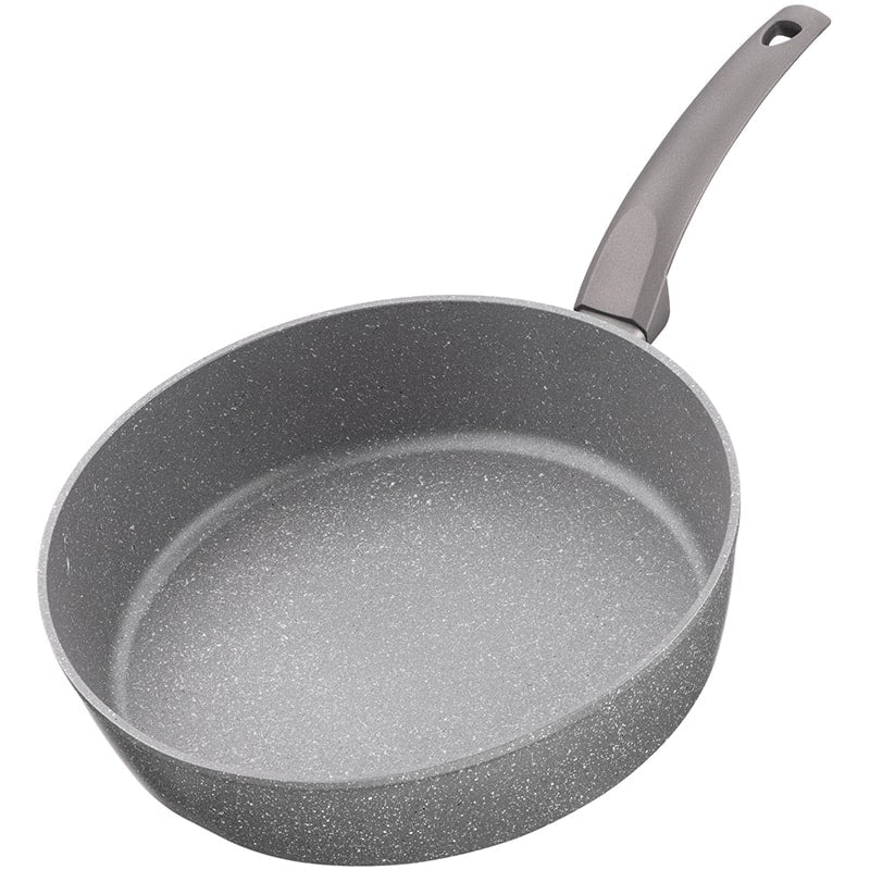 Ardesto Deep Fry pan with lid Gemini Gourmet Apulia, 28cm, aluminium, gray