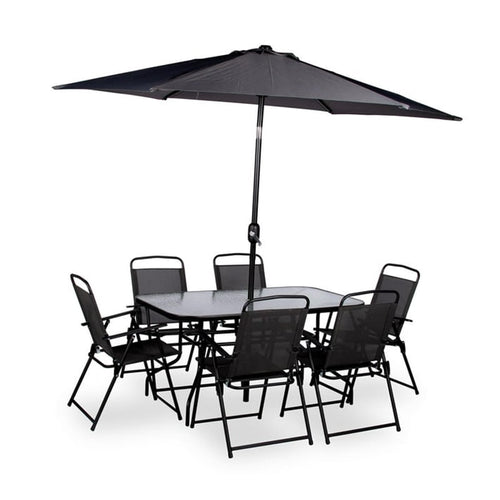 მაგიდა 6 სკამით + ქოლგა SA1708 BM-00180240