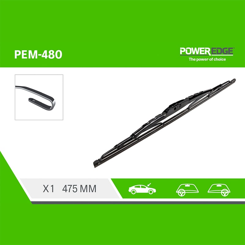 PEM-480 каркасная щетка PowerEdge 19" 475mm