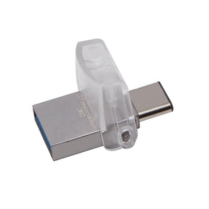 USB ფლეშ მეხსიერება Kingston 64GB DataTraveler MicroDuo 3C (DTDUO3C/64GB)