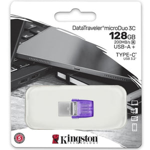 USB ფლეშ მეხსიერება Kingston DataTraveler DTDUO3CG3 128GB
