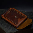 ხელნაკეთი ნატურალური ტყავის საფულე Hogy HG-59 Handmade Leather Wallet