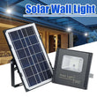 მზის ენერგიაზე მომუშავე წყალგამძლე მანათობელი Solar Light IP67