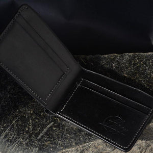 ხელნაკეთი ნატურალური ტყავის საფულე Hogy HG-64 Handmade Leather Wallet