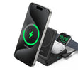 დამტენი: Anker MagGo Foldable 3-in-1 Wireless Charging Station Black Stone
