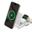 დამტენი: Anker MagGo Foldable 3-in-1 Wireless Charging Station Shell White