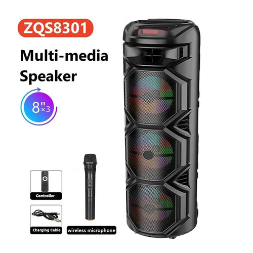 Bluetooth დინამიკი მიკროფონით ZQS8301