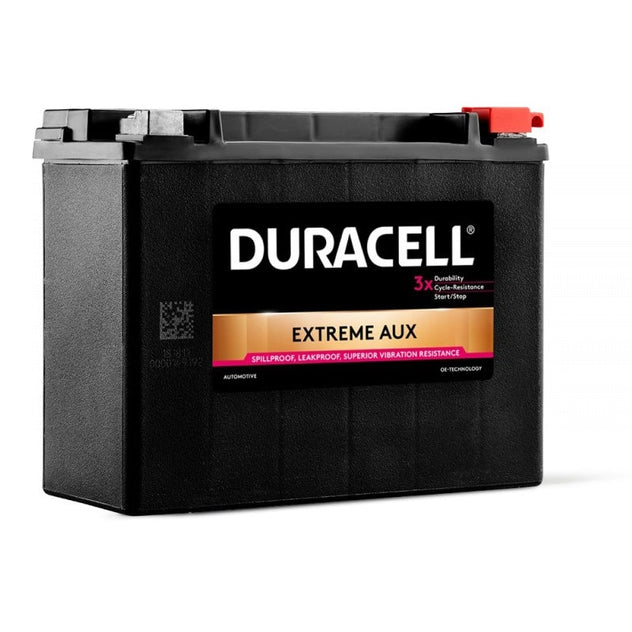 ავტომობილის აკუმულატორი 20ამპ Duracell DE AUX18 20 Ah AGM