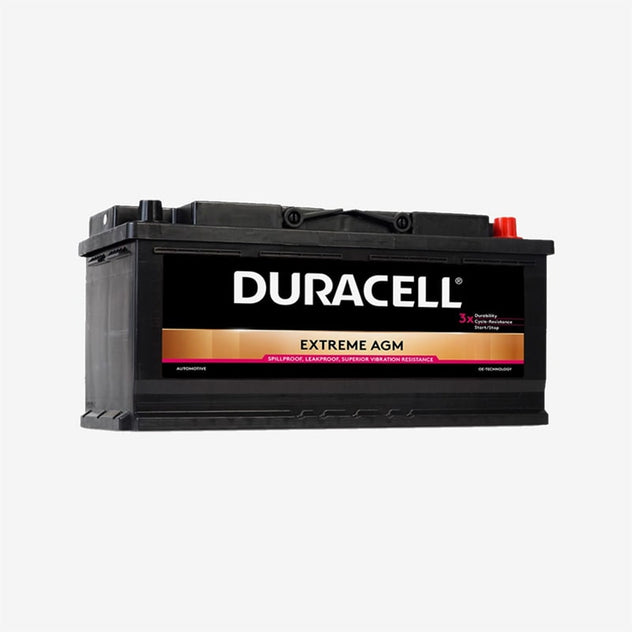 ავტომობილის აკუმულატორი 105ამპ Duracell DE105 AGM 105 Ah DIN . L6