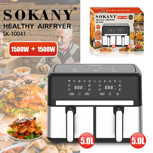 აეროგრილი 10ლ Sokany SK-10041