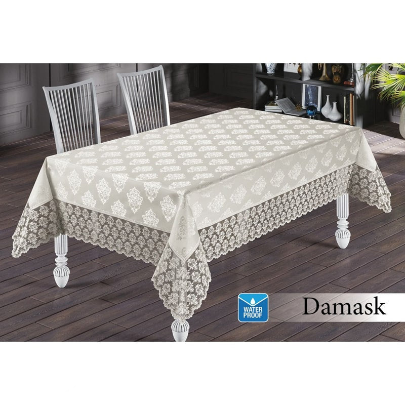 წყალგამძლე მაგიდის გადასაფარებელი 160x220 Lori Damask