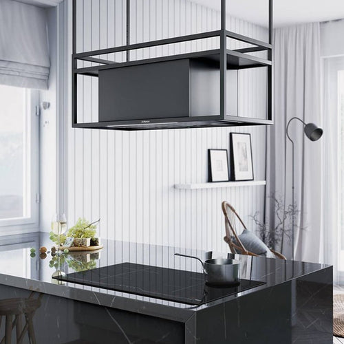 გამწოვი AIRFORCE Q-BIC Island Extractor Hood Dark Glass