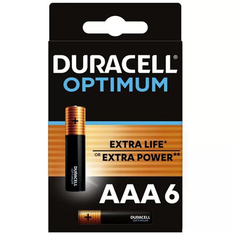 ელემენტი Duracell DU ALK OPT AAA6BKP CEE 3L