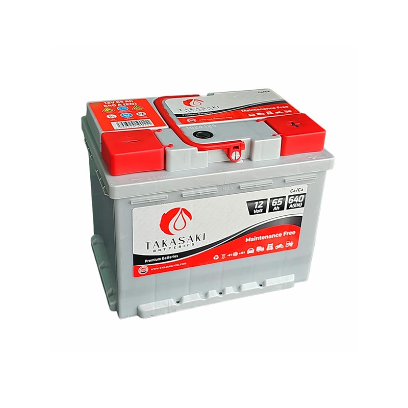 ავტომობილის აკუმულატორი 65ამპ TAKASAKI 12 V 65 AH 640A / L2-SMF