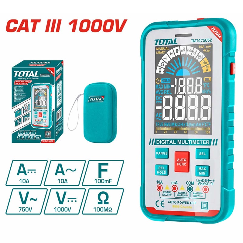 ციფრული მულტიმეტრი TOTAL TMT475052