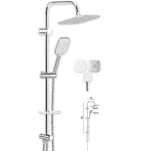 საშხაპე კომპლექტი Valtemo Aqua Chrome VS-2536