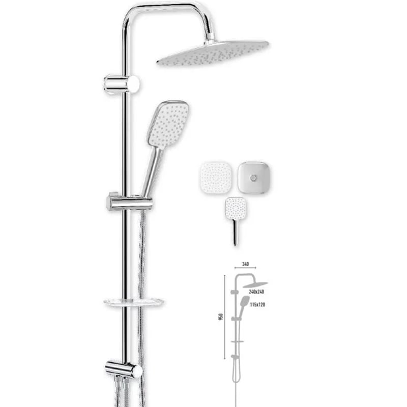 საშხაპე კომპლექტი Valtemo Aqua Chrome VS-2536