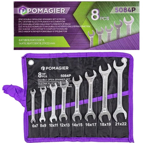 ქანჩის გასაღების 8 ცალიანი ნაკრები POMAGIER POM-5084P