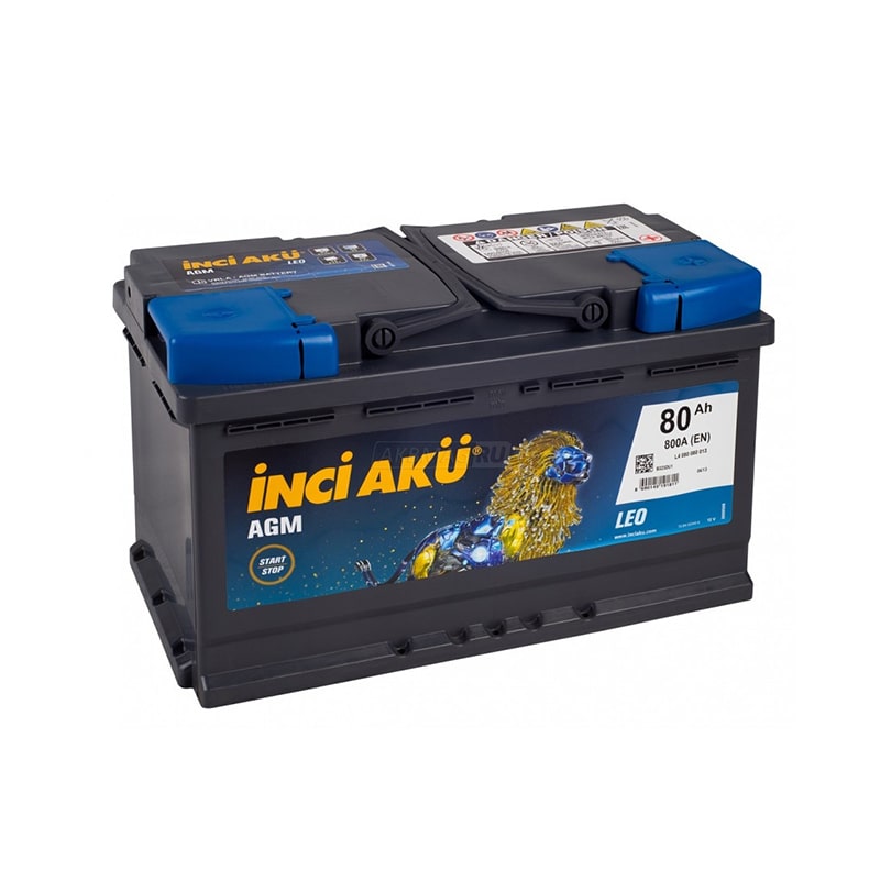 ავტომობილის აკუმულატორი 80ამპ DIN L4 AGM INCI 1013898