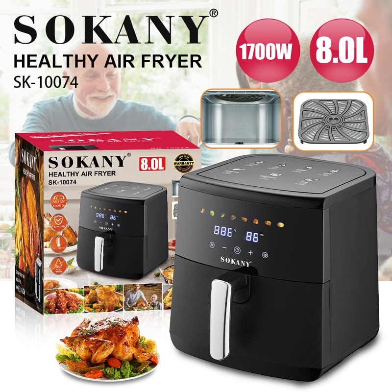 აეროგრილი 8ლ Sokany SK-10074