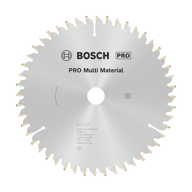 ცირკული ხერხის საჭრელი დისკი 184x2,4/1,8x30მმ-48T BOSCH 2608640506