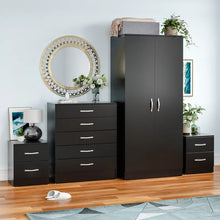 საძინებლის ოთხეული (გარდერობი, კომოდი და 2 ტუმბო) - Gelens IS0798