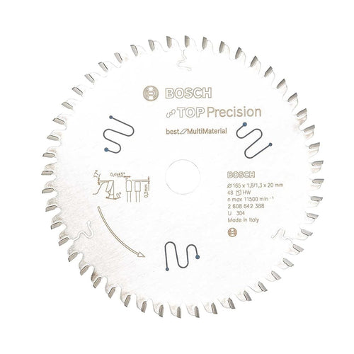 ხერხის პირი 165x20x1.8/1.3მმ 48T BOSCH 2608642388