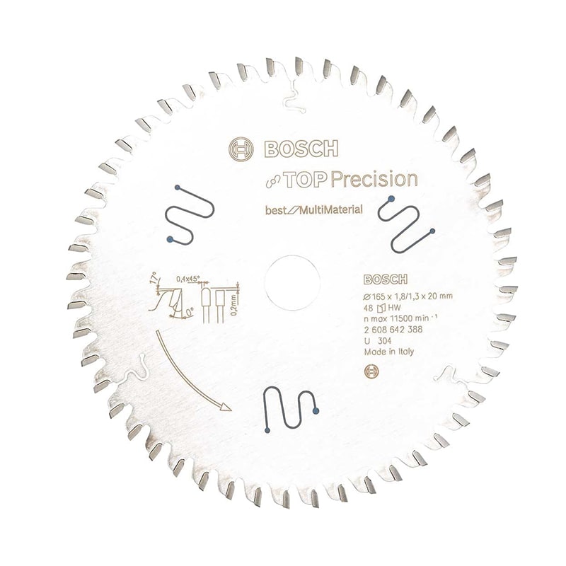 ხერხის პირი 165x20x1.8/1.3მმ 48T BOSCH 2608642388