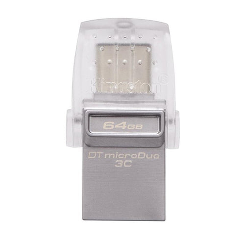 USB ფლეშ მეხსიერება Kingston 64GB DataTraveler MicroDuo 3C (DTDUO3C/64GB)
