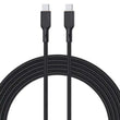 USB კაბელი Aukey CB-KCC101 Nylon Braided 100W Silicone PD Charge Cable 1M - Black