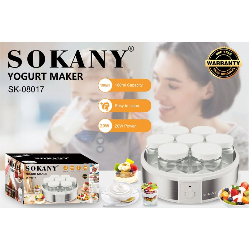იოგურტის აპარატი Sokany SK-08017
