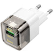 დამტენი Hoco C131A ორმაგი პორტით USB-Type-C, USB--A