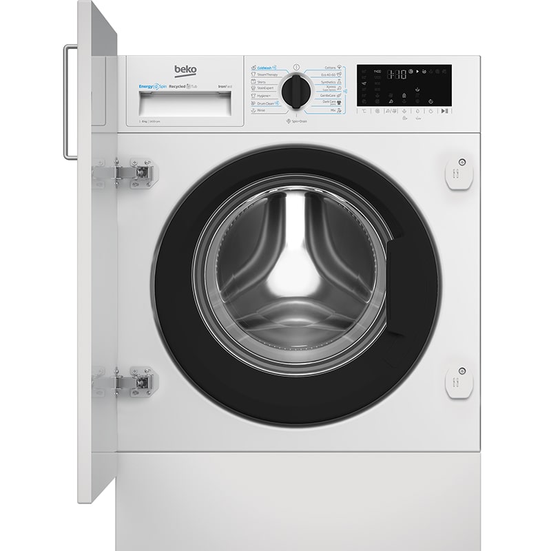 ჩასაშენებელი სარეცხი მანქანა 8კგ BEKO B3WBT681415W b300