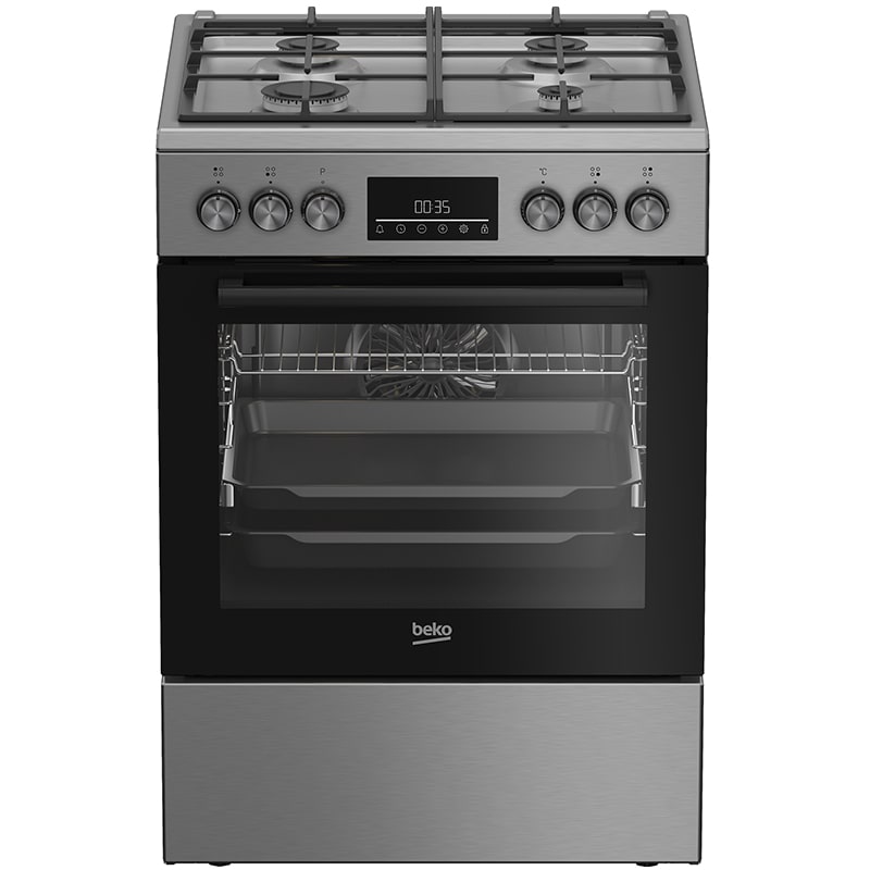 გაზქურა BEKO FBE6330GXDSN