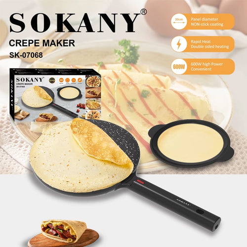 ბლინის საცხობი ელექტრო ტაფა Sokany SK-07058