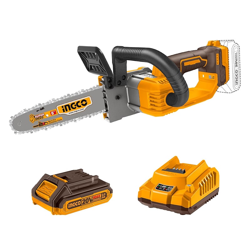 მინი ჯაჭვური ხერხი 20V INGCO CGSLI20851