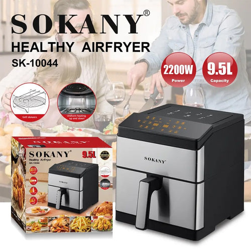 აეროგრილი 9.5ლ Sokany SK-10044