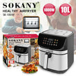 აეროგრილი 10ლ Sokany SK-10059