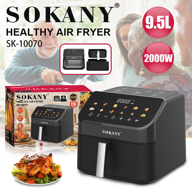 აეროგრილი 9.5ლ Sokany SK-10070