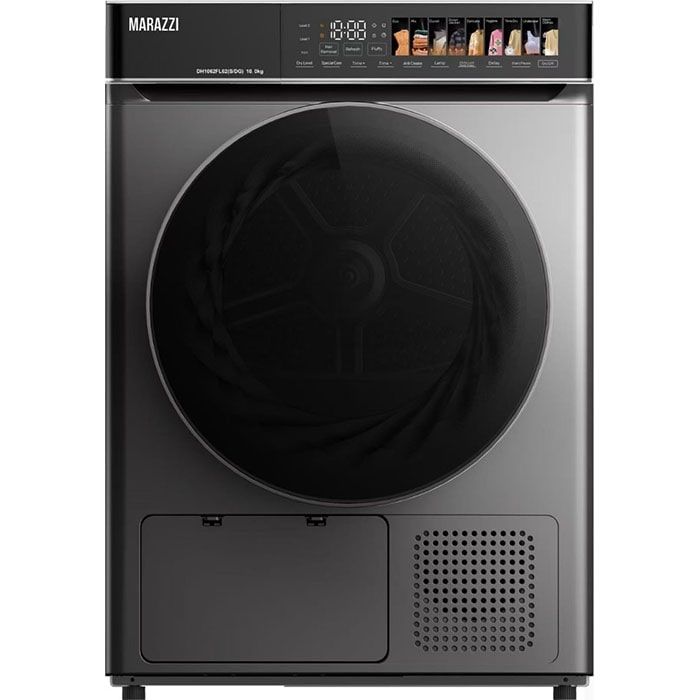საშრობი მანქანა 10კგ MARAZZI DH1062FL62(S/DG) კლასი A++