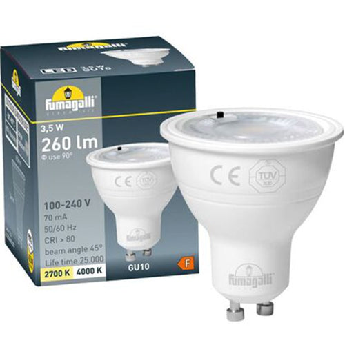 ნათურა LED Fumagalli GU10 CCT LED 3.5W 2700 4000K