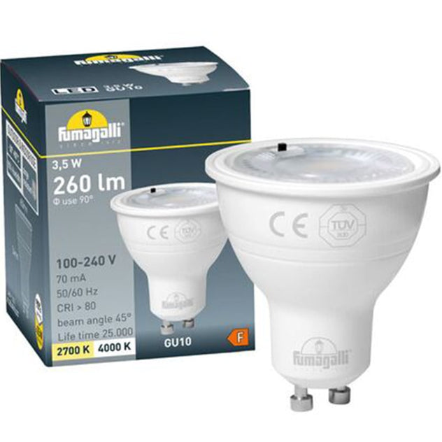 ნათურა LED Fumagalli GU10 CCT LED 3.5W 2700 4000K