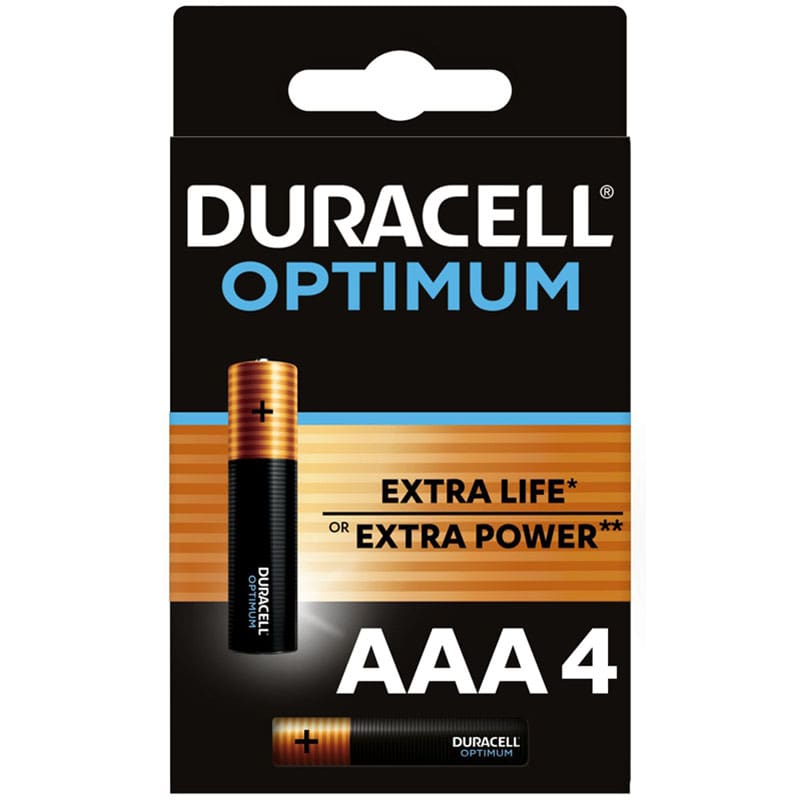 ელემენტი Duracell DU ALK OPT AAA4BKP CEE 3L