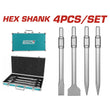 სამტვრევების ნაკრები SDS HEX, 4ც Total TAC0304375