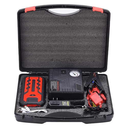 მრავალფუნქციური ავტომობილის აკუმულატორის დამტენი და ჰაერის კომპრესორი 800A OEM FY-305A