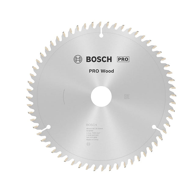 ცირკული ხერხის საჭრელი დისკი 216x2,8x30მმ-60T BOSCH 2608640642