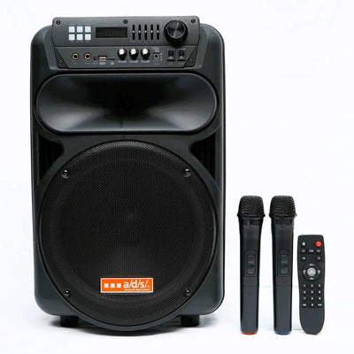 Bluetooth დინამიკი 2 მიკროფონით და დისტანციური მართვით ADS TEB12D