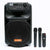 Bluetooth დინამიკი 2 მიკროფონით და დისტანციური მართვით ADS TEB12D