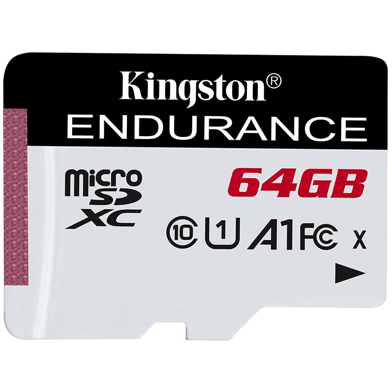 მეხსიერების ბარათი Kingston 64GB High Endurance microSDHC (SDCE/64GB)