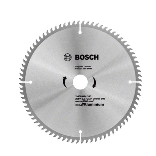ცირკული ხერხის საჭრელი დისკი 250x3,0/2,2x30მმ-80T BOSCH 2608644393